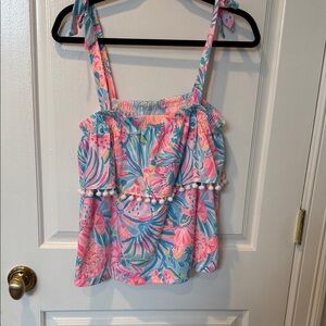 Lilly Pulitzer Floral Burst Tank Top